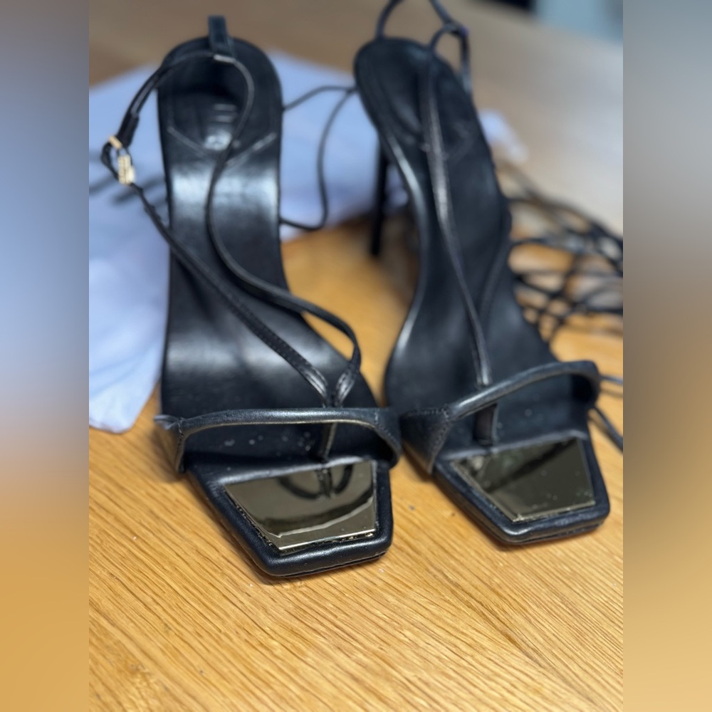 Schutz Lace-Up Heels